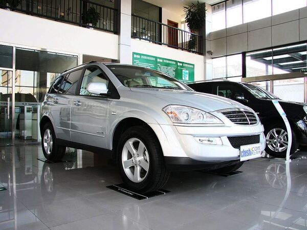 双龙汽车  2.0 自动 车辆右侧45度角