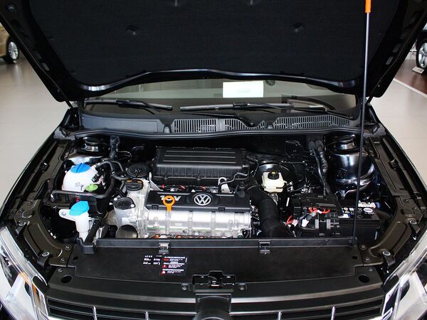 上海大众  1.6L 自动 发动机局部特写