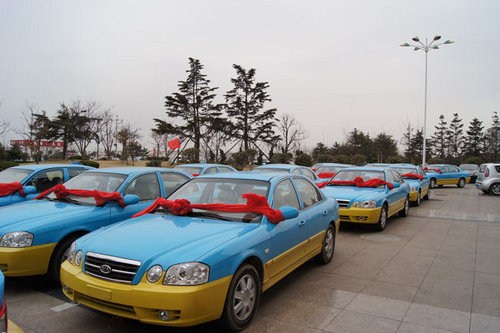 出租车代表车型:东风悦达起亚远舰广州成立于1985年的上海大众汽车