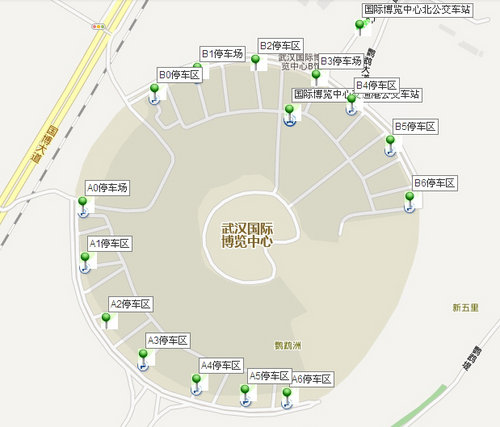 武汉国际会展中心地图图片