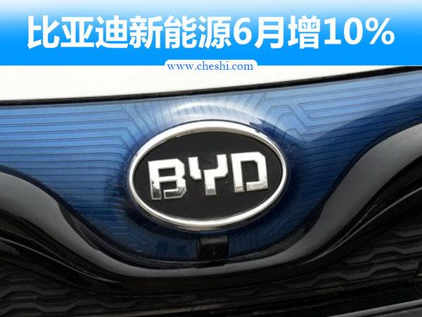 比亚迪新能源6月销量增10% 网上车市助力新能源领域-图1