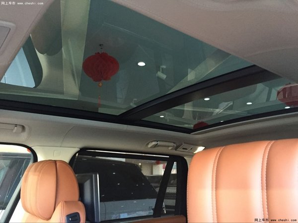 16款路虎揽胜创世5.0加长 紧俏黄鹤内饰-图9