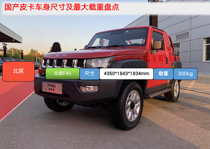 史上最全国产皮卡载重量盘点最高载重1吨多-图13