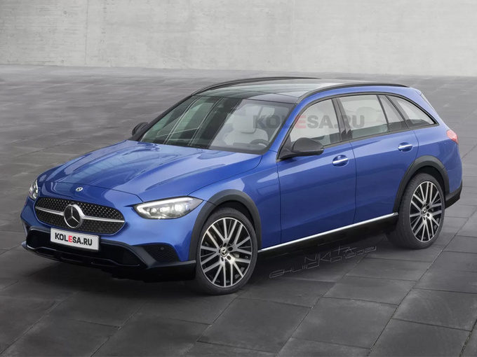 奔驰全新c级猎装版最新外观曝光 或年底前推出-图1