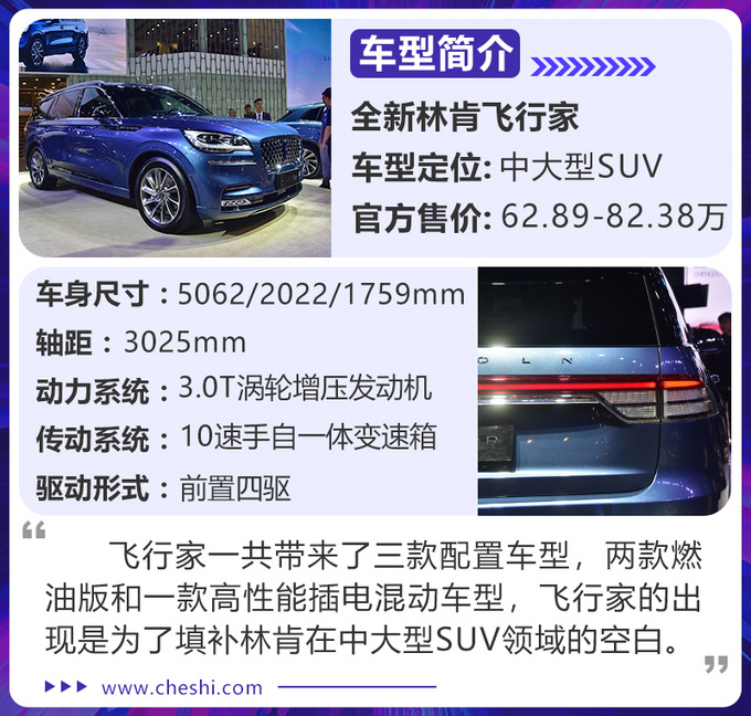 标配3.0T动力竞争奥迪Q7 全新林肯飞行家怎么样-图1