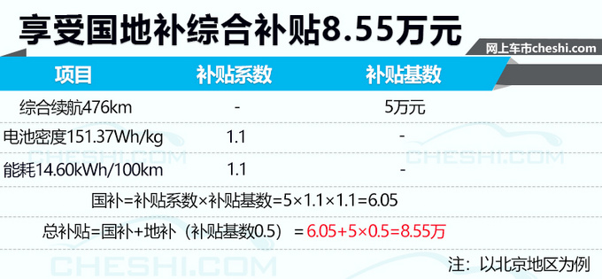 20款全新纯电车即将开卖 补贴最高可达近9万元-图2