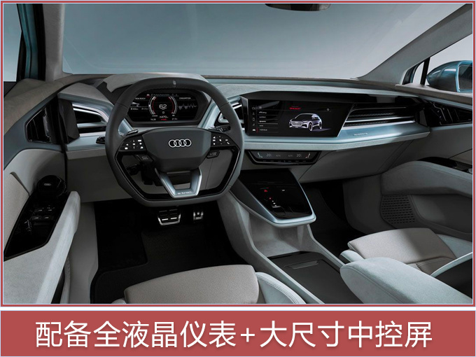 奥迪Q4 e-tron电动SUV首秀 续航500km未来将国产-图5