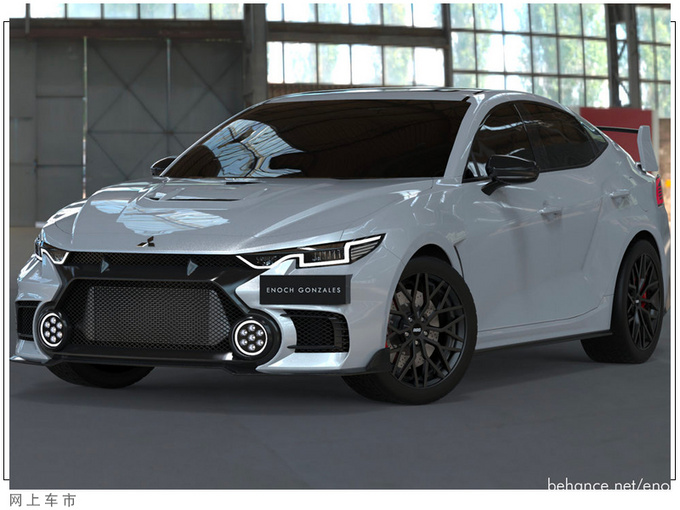 三菱全新一代evo曝光搭2.0t引擎/原厂带大尾翼-图5