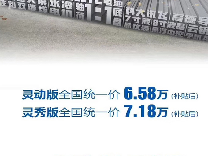 北汽新能源EC3正式开卖 补贴后6.58万-7.18万元-图1
