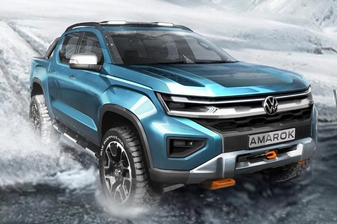 今年生产 Ranger同平台的大众Amarok全新设计图曝光-图1