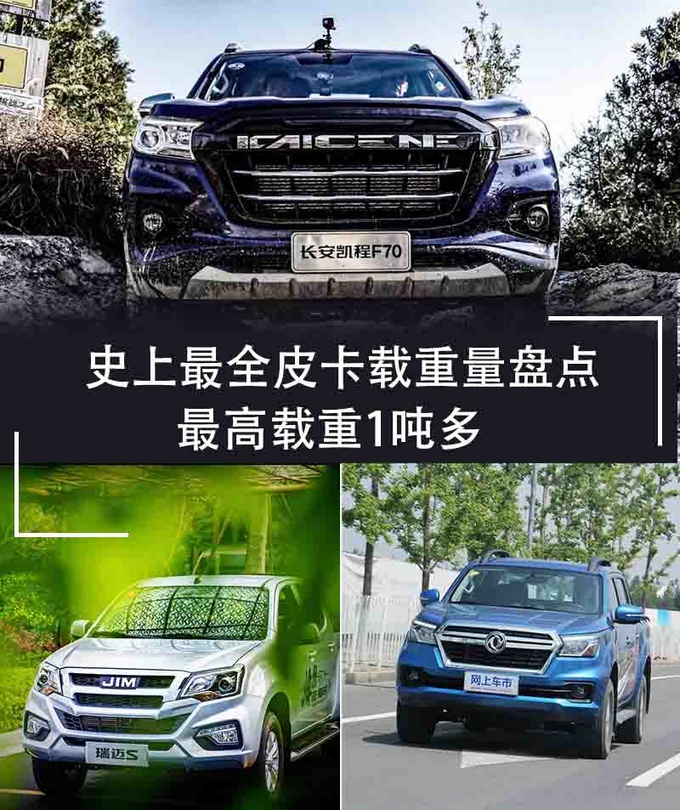 史上最全国产皮卡载重量盘点最高载重1吨多-图1