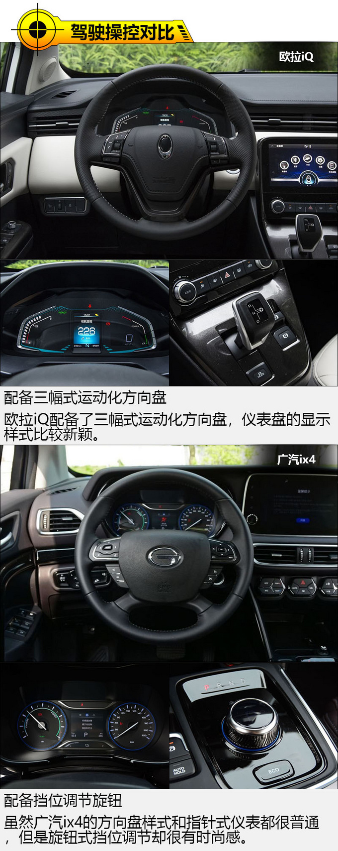 欧拉iQ对比广汽ix4-图2
