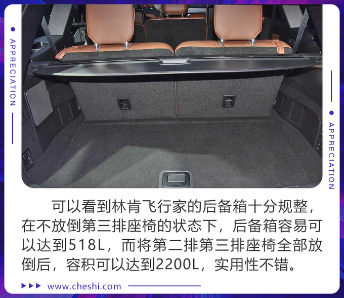 标配3.0T动力竞争奥迪Q7 林肯全新飞行家实拍解析-图13