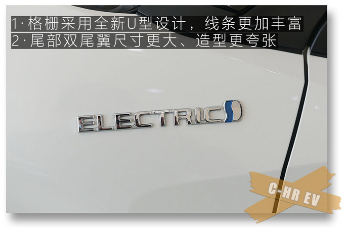 外观细节更丰富 丰田C-HR EV到店抢先体验-图2