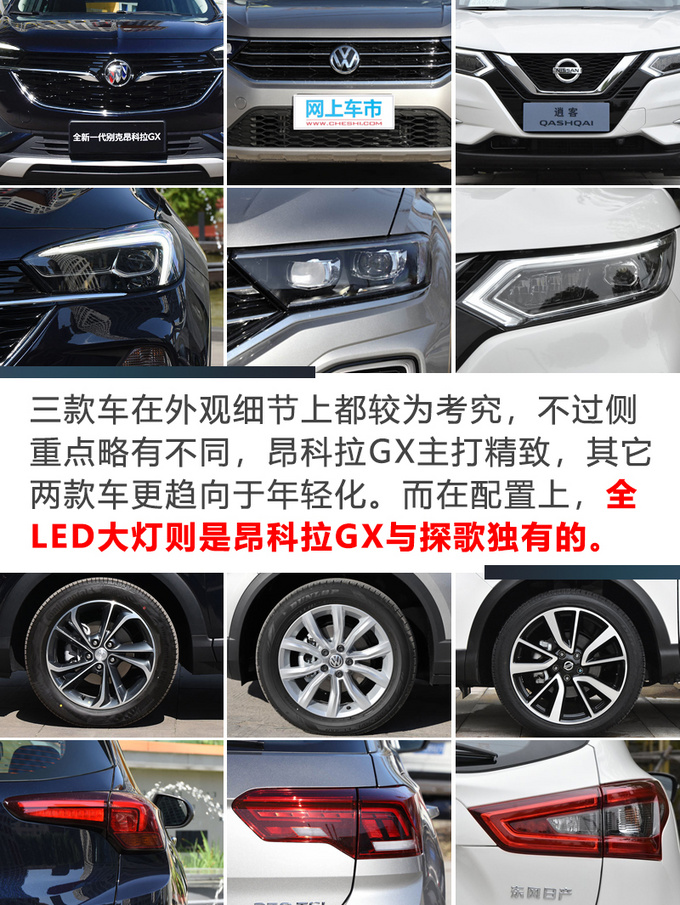 昂科拉GX/探歌/逍客谁才是15万SUV的最佳选择-图11