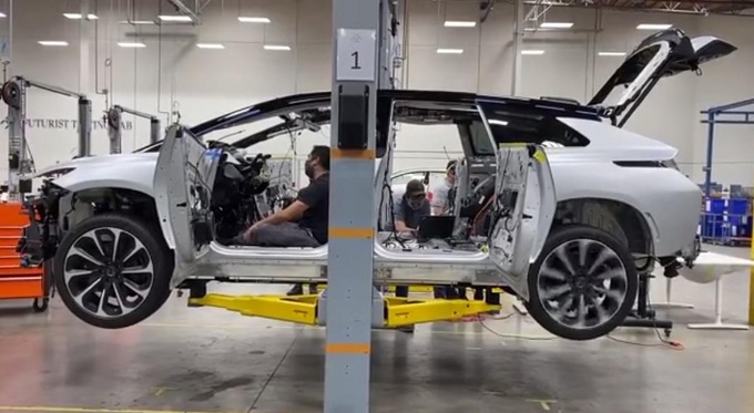 法拉第未来FF91车间曝光 项目仍在推进/续航超700km-图2