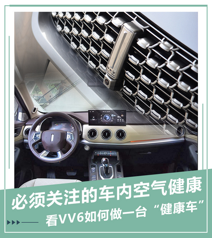 必须关注的车内空气健康看VV6如何做台健康车-图4