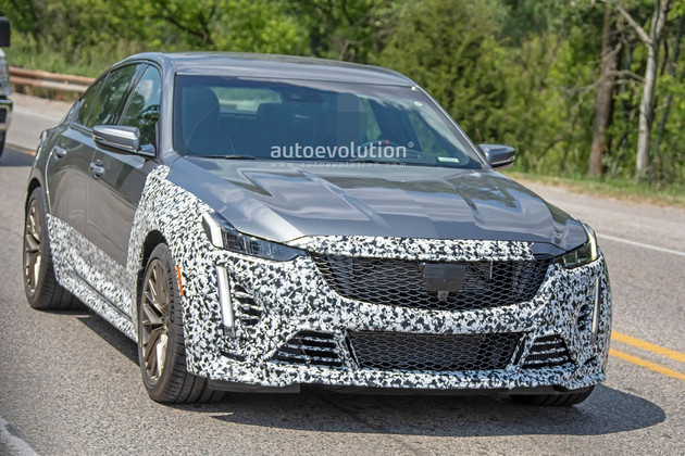 扮猪吃老虎的凯迪拉克ct5谍照搭62t引擎动力超宝马m5