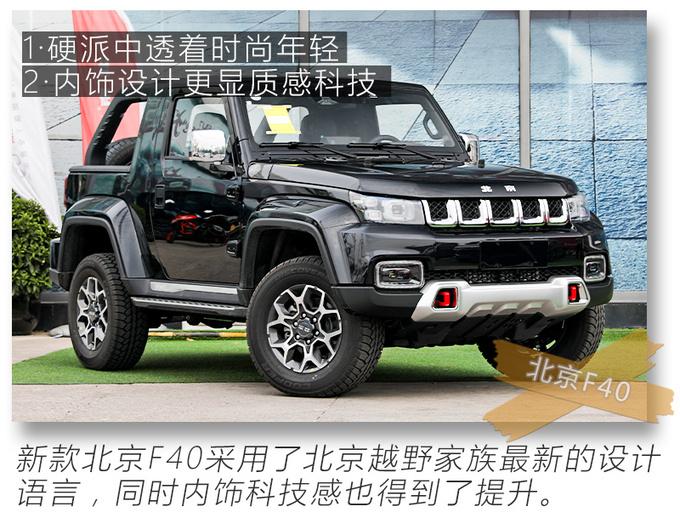 硬派又前卫/15万不用摇号就能买实拍新款北京F40-图1