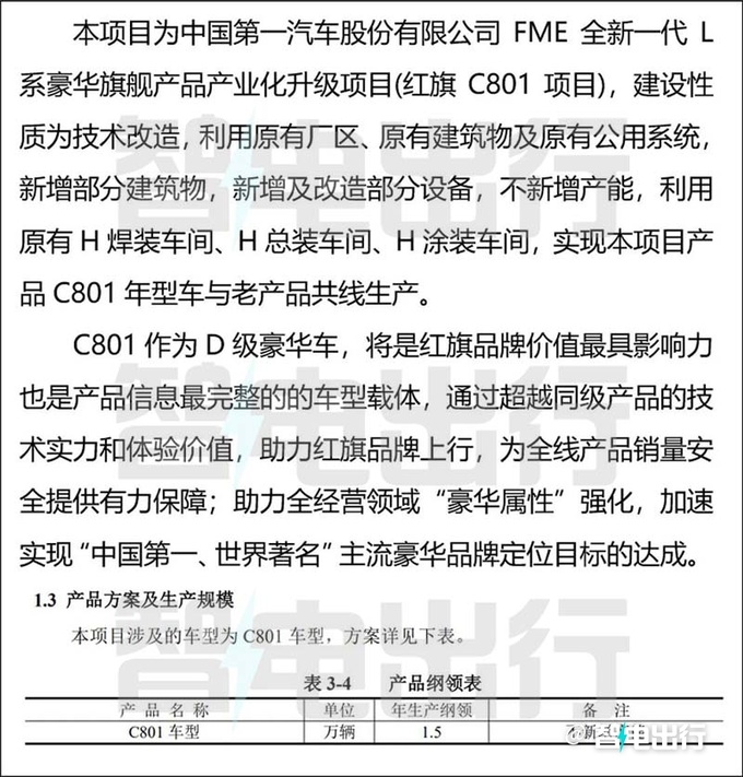 红旗小L5投产时间曝光搭3.0T混动 PK奔驰S级-图6