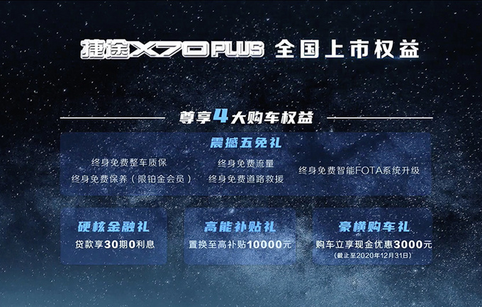 捷途X70 PLUS上市 7.7-13.7万元 动力媲美大众2.0T-图4