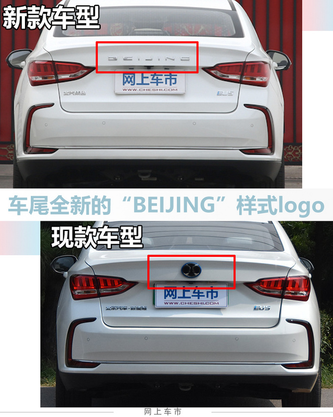 BEIJING新款EU5即将上市 换装新车标 续航501km-图6