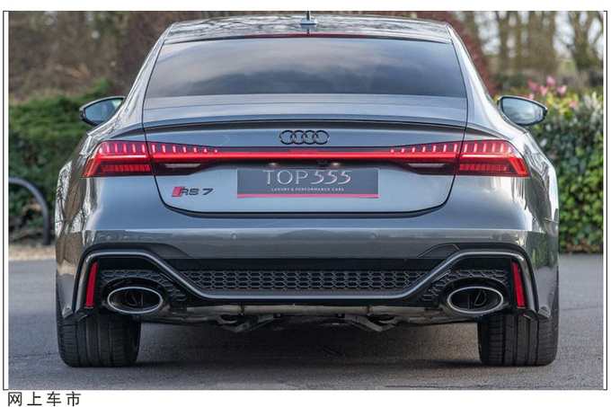 奥迪全新RS 7海外实拍搭4.0T V8轻混/车长超5米-图3