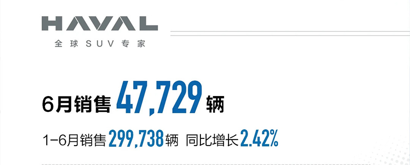 长城上半年销量上涨新能源暴涨42 坦克品牌翻倍-图4