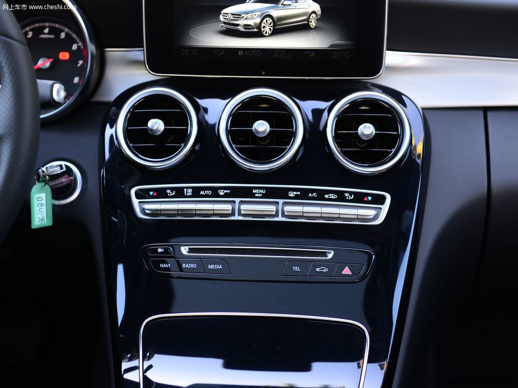 奔驰c级 2015款 c 300运动版内饰中控图片(42/58)_网上车市