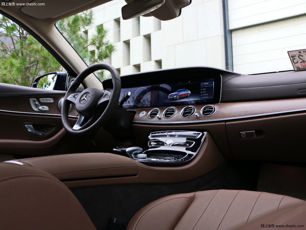 奔驰e级 2016款 e300 l 豪华型内饰中控图片(8/142)_网上车市