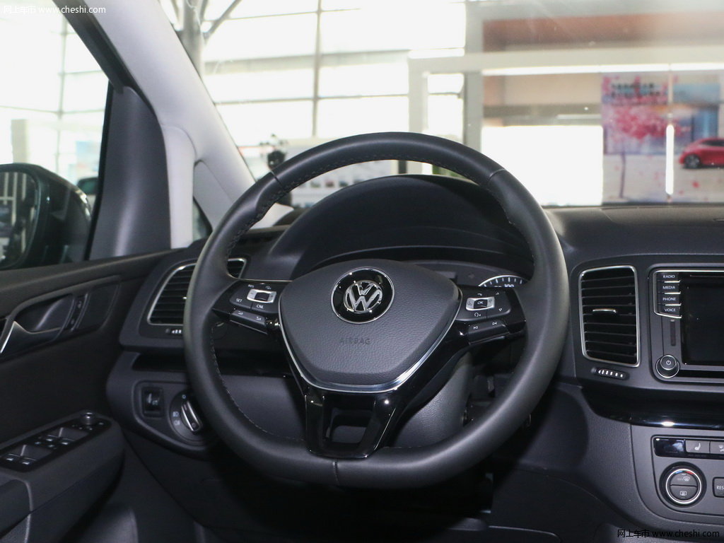 荒漠棕夏朗 2017款 380tsi旗舰型6座内饰中控图片(23/47)_网上车市