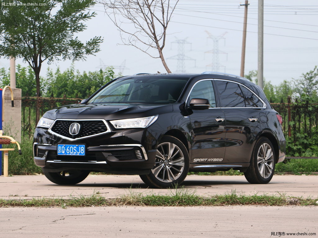 黑曜石讴歌mdx 2017款 3.0l享驭版外观整体图片(3/8)_网上车市