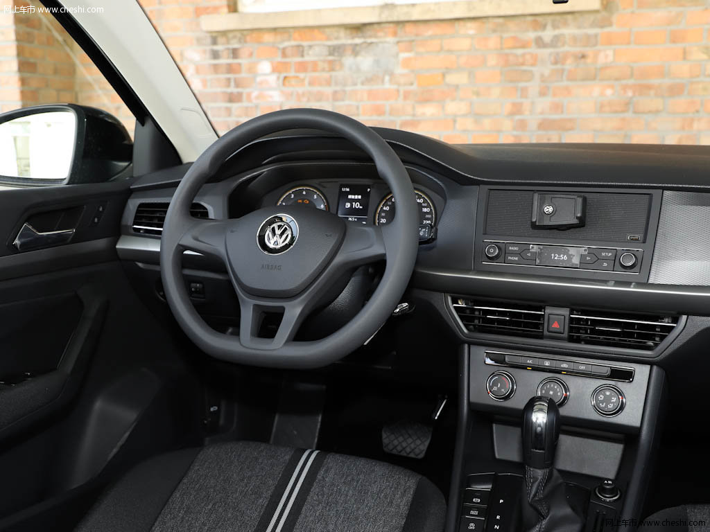 黑色朗逸 2019款 1.5l 自动风尚版国vi内饰中控图片(9/45)_网上车市