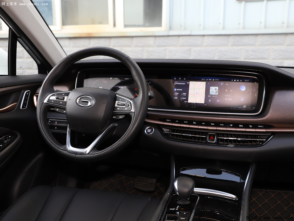 黑色传祺ga6 2019款 270t自动尊贵版内饰中控图片(9/53)_网上车市