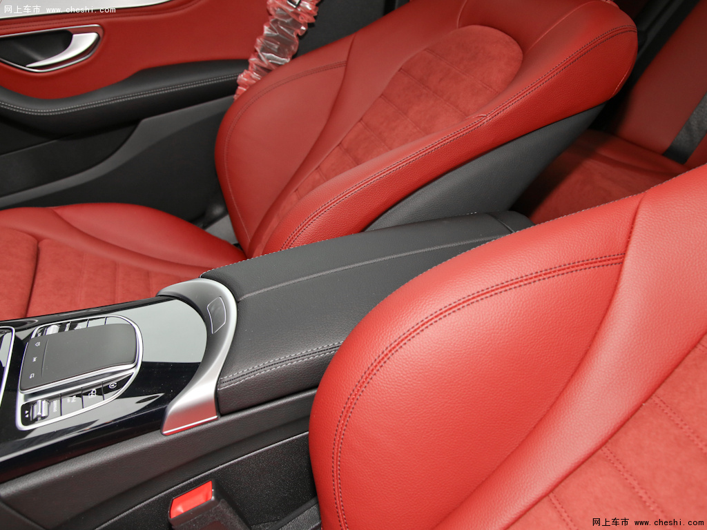 蔓莓红色奔驰c级 2020款 c 260运动版内饰中控图片(7/50)_网上车市