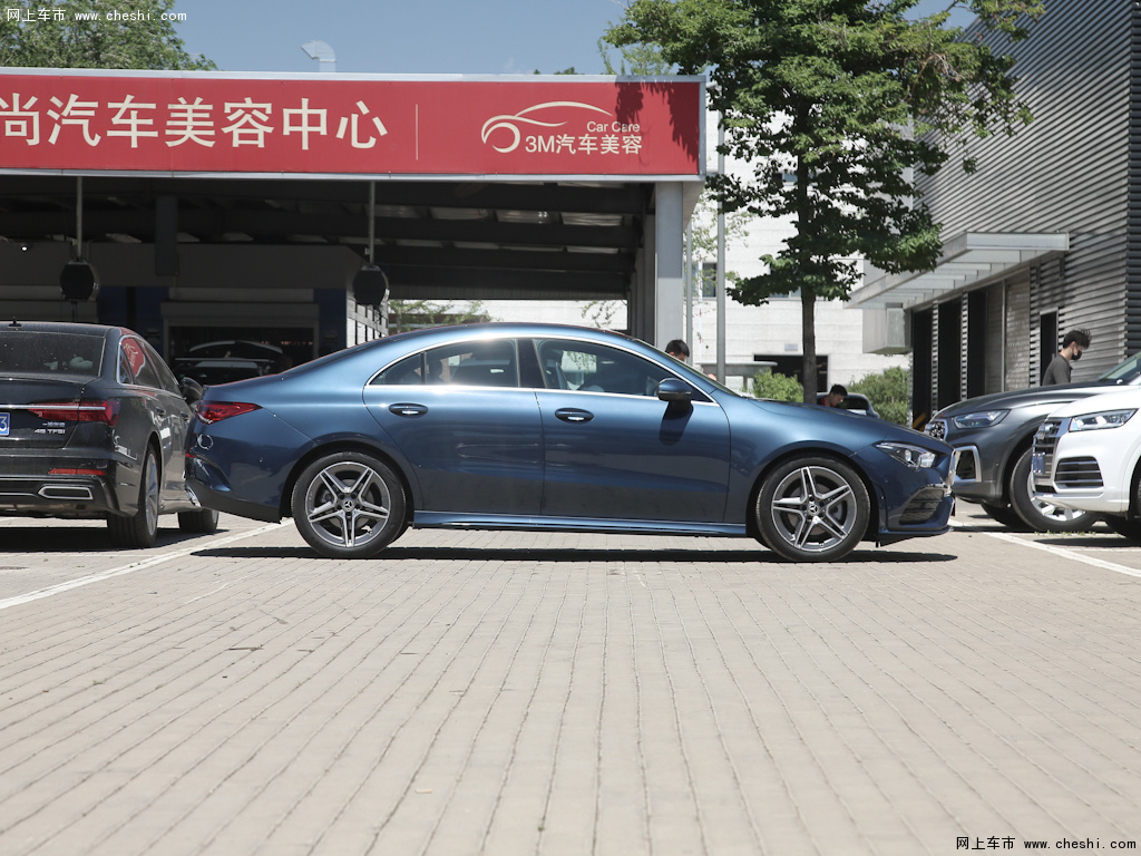 水洗蓝奔驰cla 2021款 cla200外观整体图片(4/8)_网上车市