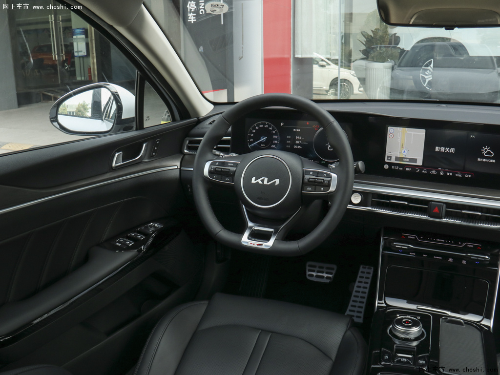 黑色k5凯酷 2021款 380t gt-line旗舰版内饰中控图片(1/39)_网上车市