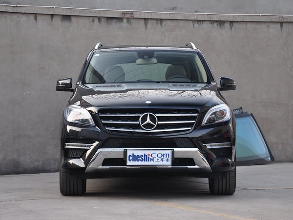 奔驰(进口)  ml320 车头正面视角